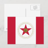 Vlag van Birmingham, Alabama Briefkaart (Voorkant / Achterkant)