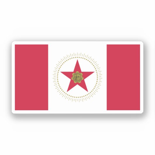 Vlag van Birmingham, Sticker van Alabama Oval (Voorkant)