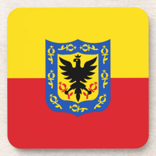 Vlag van Bogota, Colombia Bier Onderzetter