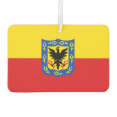 Vlag van Bogota, Colombia Cufflinks Luchtverfrisser (Achterkant)