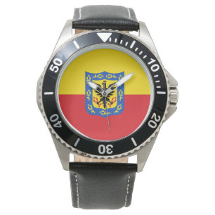 Vlag van Bogota, Colombia Wristwatch Horloge