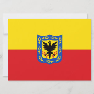 Vlag van Bogotá (Colombiaanse hoofdstad) Kaart