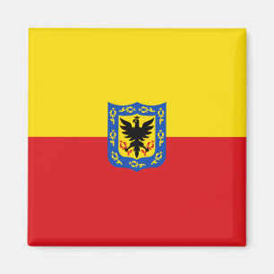 Vlag van Bogotá (Colombiaanse hoofdstad) Magneet
