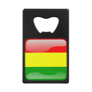 Vlag van Bolivia Kredietkaart Flessenopener