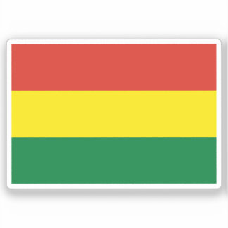 Vlag van Bolivia op maat gesneden vinyl sticker