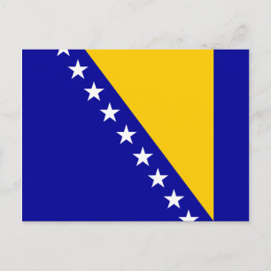 Vlag van Bosnië en Herzegovina Briefkaart