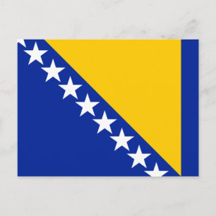 Vlag van Bosnië en Herzegovina Briefkaart