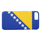 Vlag van Bosnië en Herzegovina Case-Mate iPhone Case (Achterkant (Horizontaal))