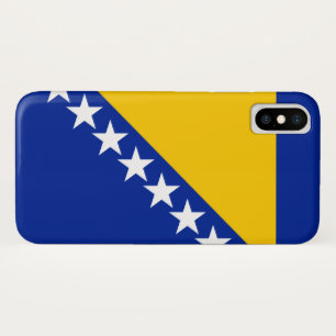 Vlag van Bosnië en Herzegovina iPhone X Hoesje