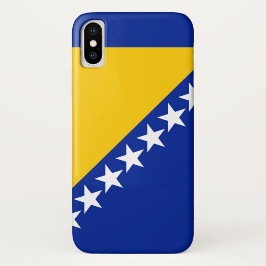 Vlag van Bosnië en Herzegovina Case-Mate iPhone Case (Achterkant)