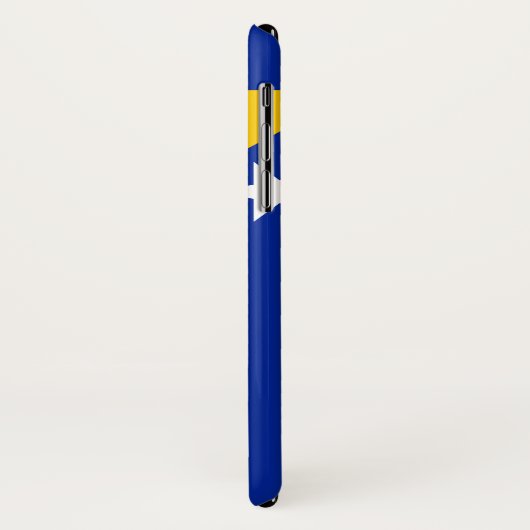 Vlag van Bosnië en Herzegovina Case-Mate iPhone Case (Achterkant/links)