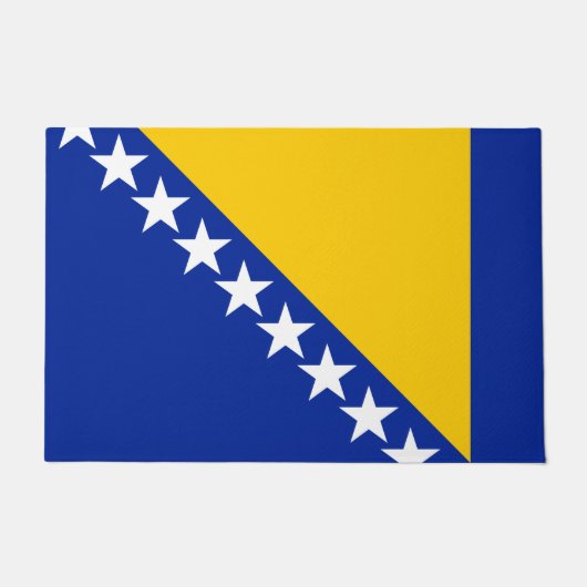 Vlag van Bosnië en Herzegovina Deurmat (Voorkant)