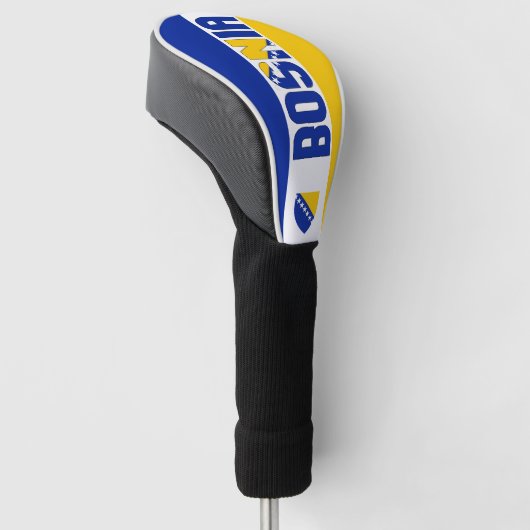 Vlag van Bosnië en Herzegovina: een prachtig patri Golfheadcover (Schuin)