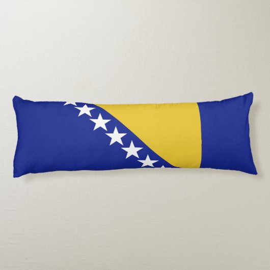 vlag van Bosnië en Herzegovina Lichaamskussen (Achterkant)