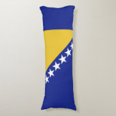 vlag van Bosnië en Herzegovina Lichaamskussen (Voorkant Verticaal)