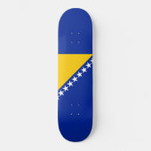 Vlag van Bosnië en Herzegovina Skateboard (Voorkant)