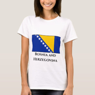 Vlag van Bosnië en Herzegovina T-shirt