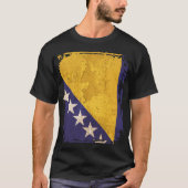 Vlag van Bosnië en Herzegovina T-shirt (Voorkant)