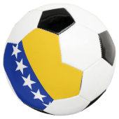 Vlag van Bosnië en Herzegovina Voetbal (Drie kwart)