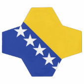 Vlag van Bosnië en Herzegovina Voetbal (Enkel)