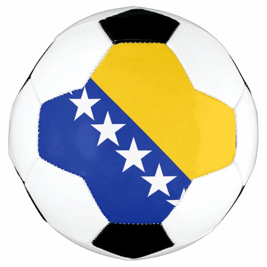 Vlag van Bosnië en Herzegovina Voetbal (Voorkant)