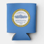 Vlag van Boston, Massachusetts Koelbox Blikjeskoeler (Voorkant)