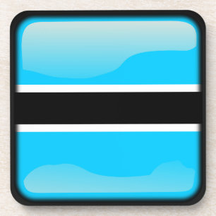 Vlag van Botswana Bier Onderzetter