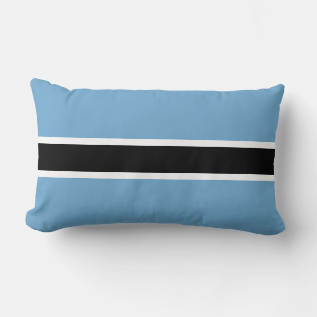 Vlag van Botswana (Botswana) Kussen (Voorkant)