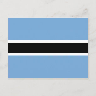 Vlag van Botswana Briefkaart