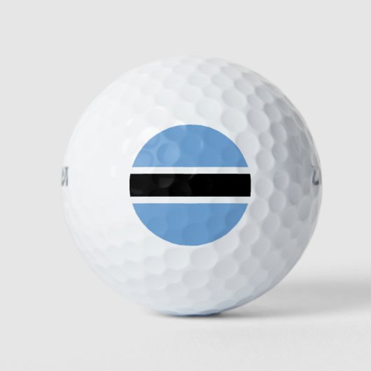 Vlag van Botswana Golfballen (Voorkant)