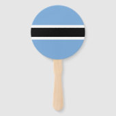 Vlag van Botswana Handwaaier (Voorkant)