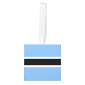 Vlag van Botswana Kubus Ornament (Voorkant)