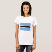 Vlag van Botswana T-shirt (Voorkant volledig)