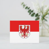 Vlag van Brandenburg Briefkaart (Staand voorkant)