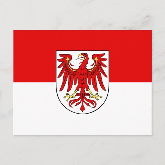 Vlag van Brandenburg Briefkaart (Voorkant)