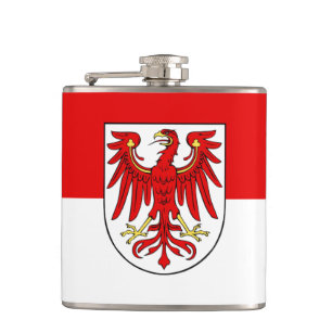 Vlag van Brandenburg Hip Flask Heupfles