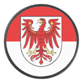 Vlag van Brandenburg Hockey Puck (Voorkant)