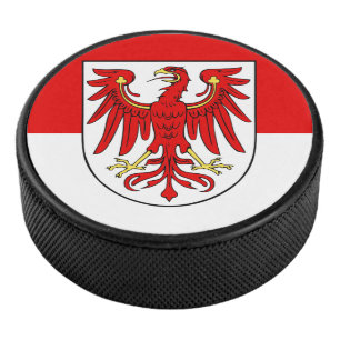 Vlag van Brandenburg Hockey Puck