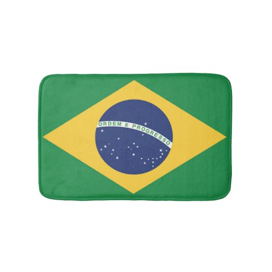 vlag van Brazilië Badmat (Voorkant)