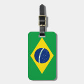vlag van Brazilië Bagagelabel (Voorkant verticaal)