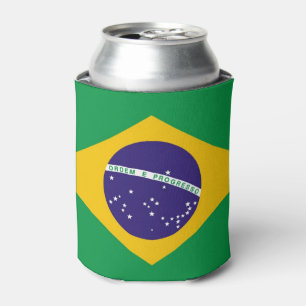 vlag van Brazilië Bandeira do Brasil Blikjeskoeler
