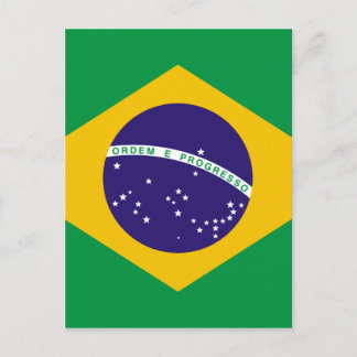 vlag van Brazilië Briefkaart