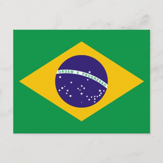 vlag van Brazilië Briefkaart (Voorkant)