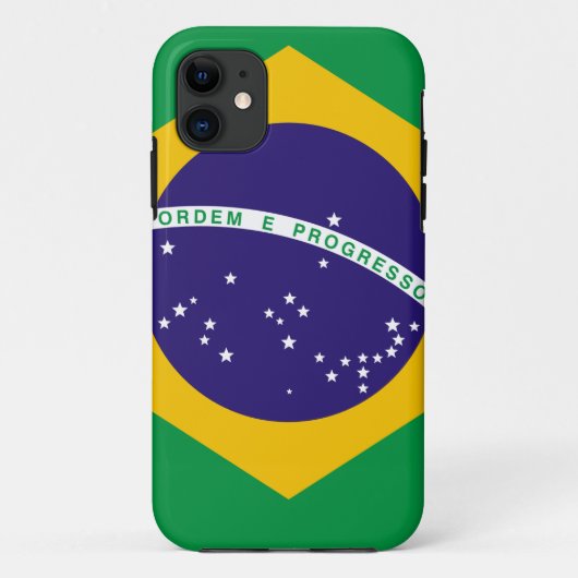 vlag van Brazilië Case-Mate iPhone Case (Achterkant)