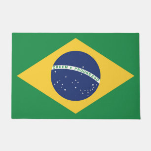 vlag van Brazilië Deurmat