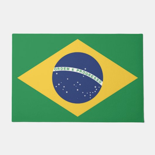 vlag van Brazilië Deurmat (Voorkant)