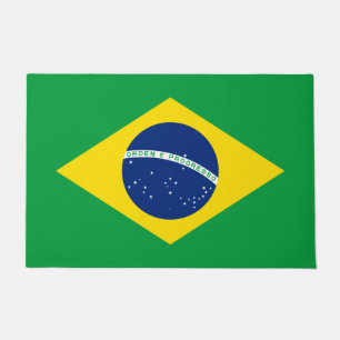 vlag van Brazilië Deurmat