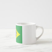 vlag van Brazilië Espresso Kop (Rechts)