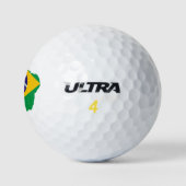 vlag van brazilië golfballen (Logo)
