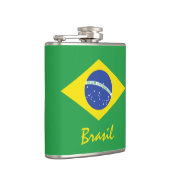 vlag van Brazilië Heupfles (Rechts)